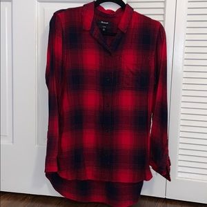 Madewell Classic Fit Plaid button down shirt